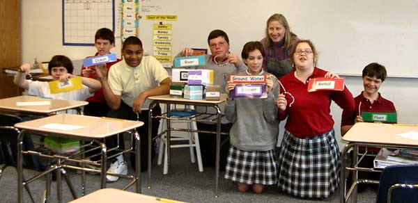 Water JMG class at Williamsburg Christian Academy