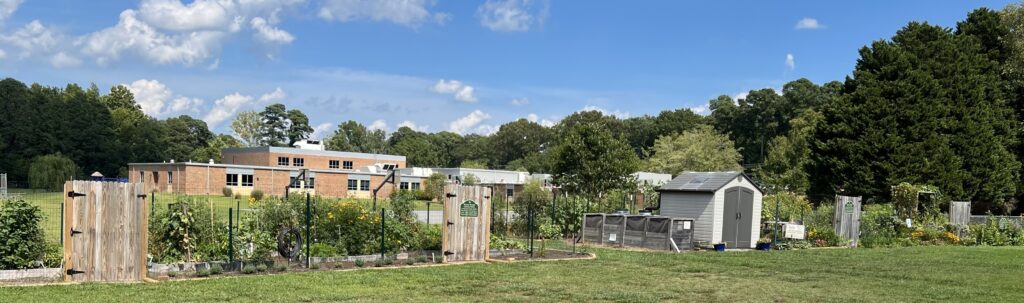 photo of historical triangle learning garden