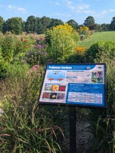 pollinator garden signage