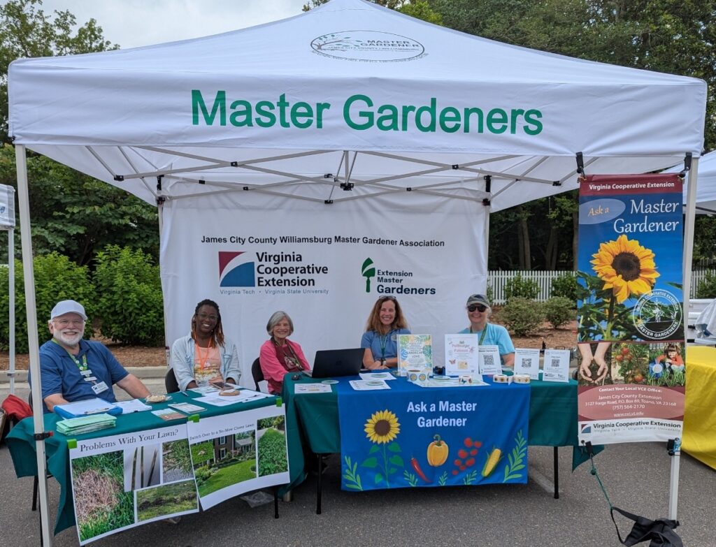 Master Gardeners at the Williamsburg Farmers Market